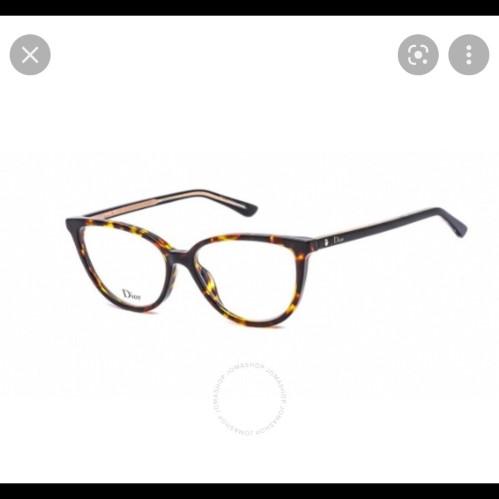 NEW CHRISTIAN DIOR EYEGLASSES MONTAIGNE 33F U61 HAVANA 54mm